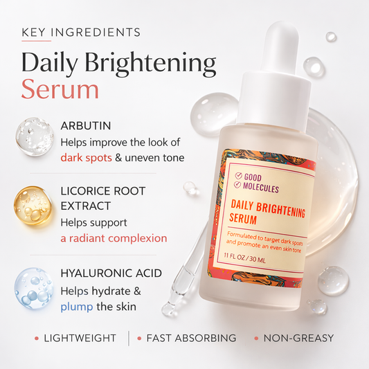 Good Molecules Daily Brightening Serum | 1 fl oz