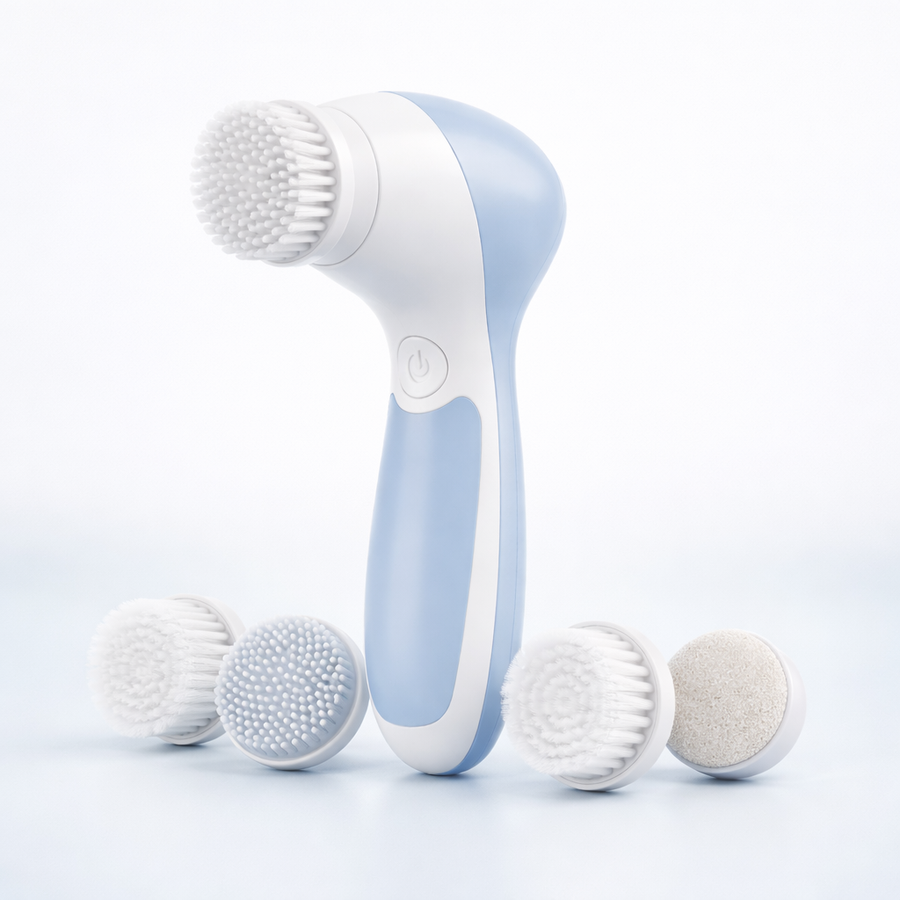 7-in-1 Facial Cleansing Brush for Deep Clean & Gentle Exfoliation