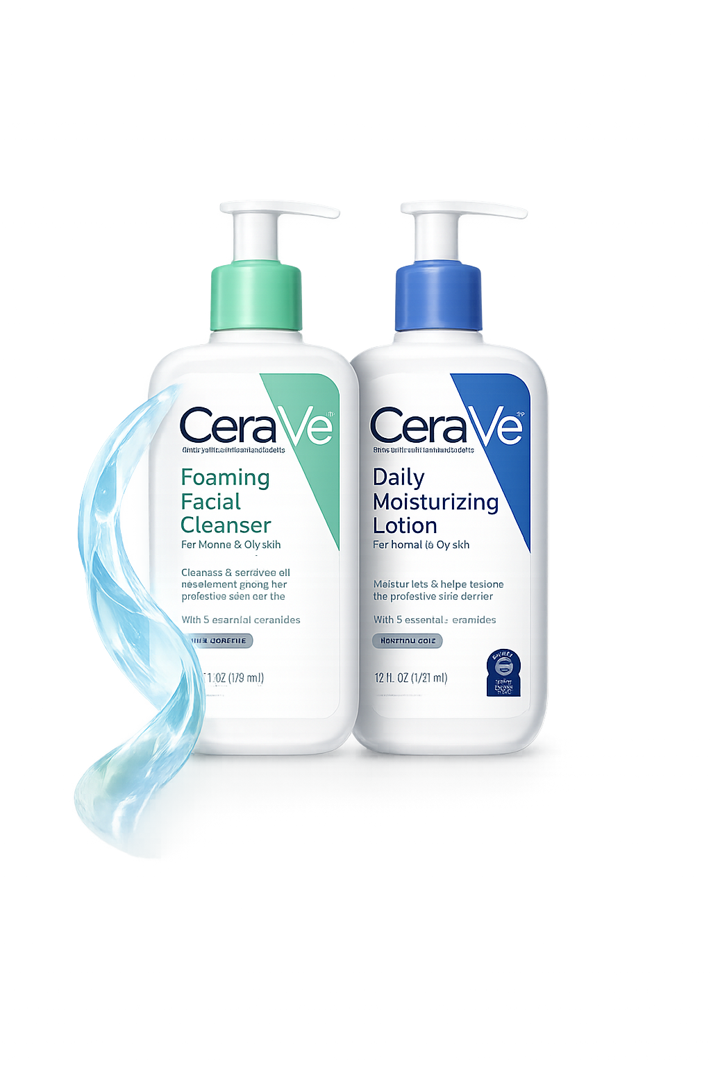 CeraVe Daily Skincare Essentials Duo for Balanced to Oily Skin | 2-Piece Set