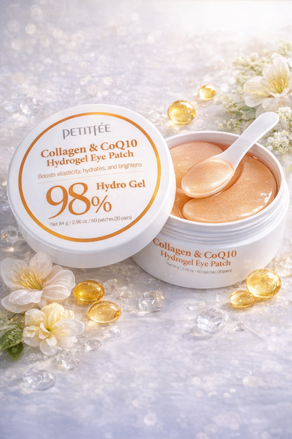 PETITFEE Collagen & CoQ10 Hydrogel Eye Patches - 60 Patches, 2.96 Oz (84 g)