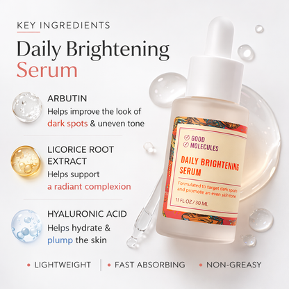 Good Molecules Daily Brightening Serum | 1 fl oz