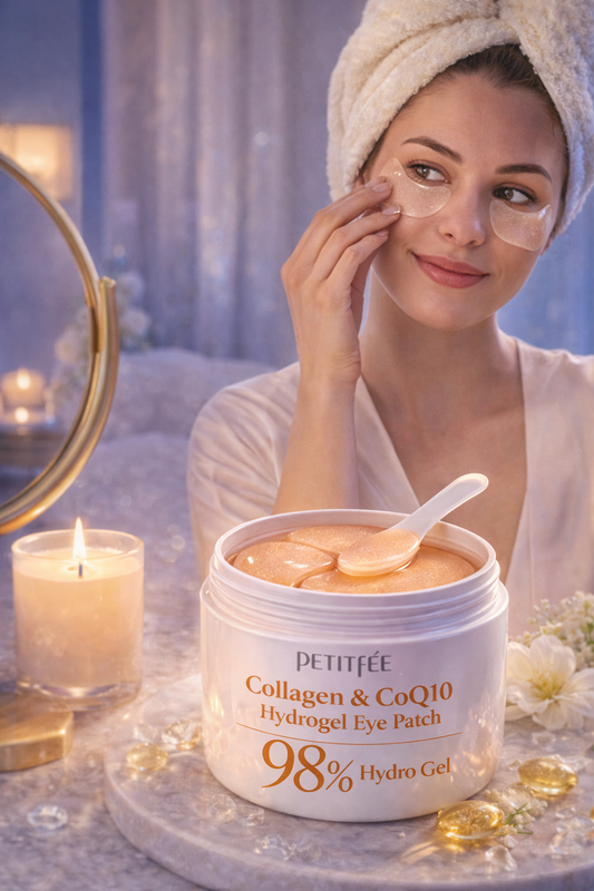 PETITFEE Collagen & CoQ10 Hydrogel Eye Patches - 60 Patches, 2.96 Oz (84 g)